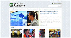 Desktop Screenshot of oakhillgazette.com